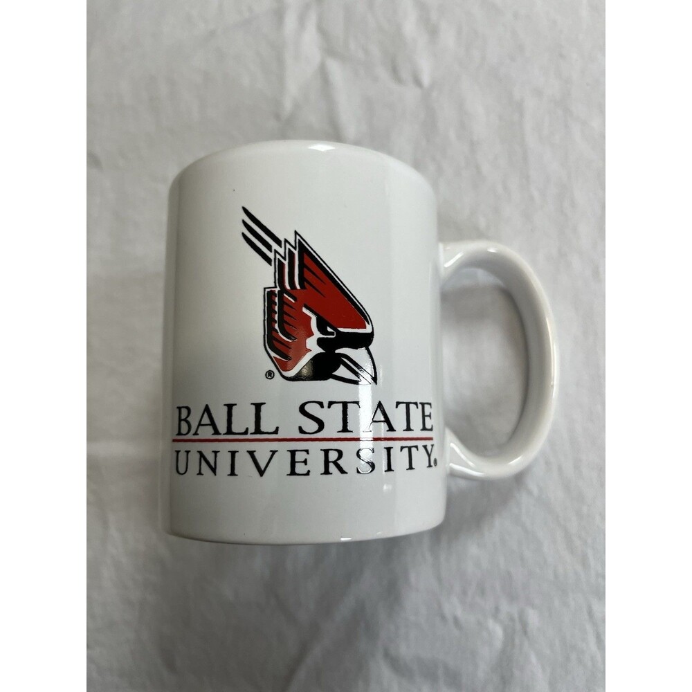 Ball State University Cardinals Ceramic Coffee Mug White 11oz NCAA Fan Gear